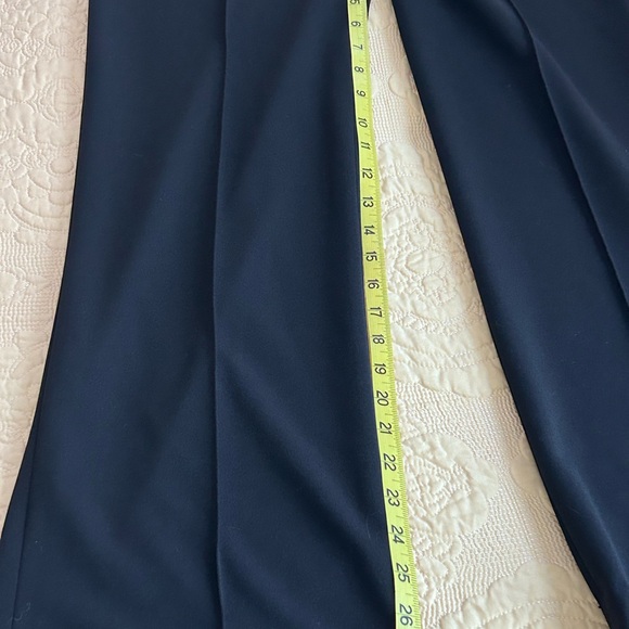 Elbow-sleeve black crepe jumpsuit by Donna Morgan - Picture 9 of 9